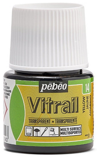 Glass paint - vitrail - 45ml - yellow