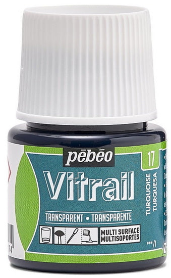 Glass paint - vitrail - 45ml - turquoise
