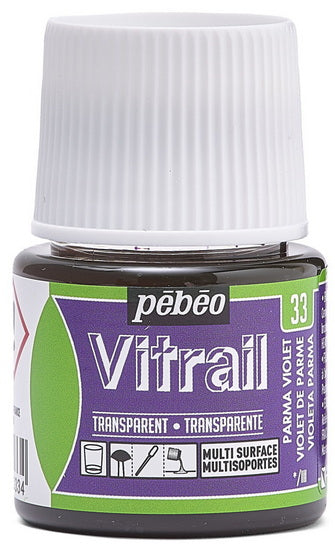 Glass paint - vitrail - 45ml - parme
