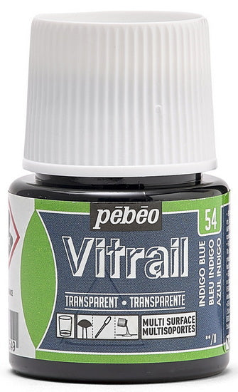 Glass paint - vitrail - 45ml - indigo blue