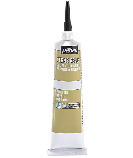 Relief outliner - vitrail - 37ml - pale gold