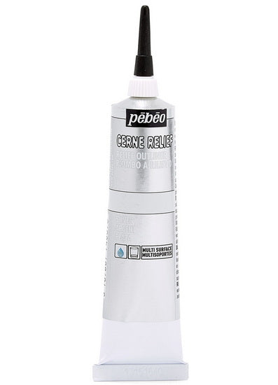 Relief outliner - vitrail - 37ml - silver