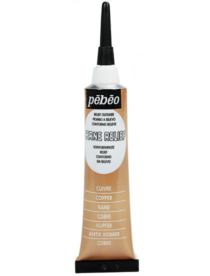 Relief outliner - vitrail - 20ml - copper