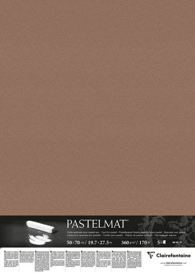Pastelmat Sheet - 50 x 70 cm Brown