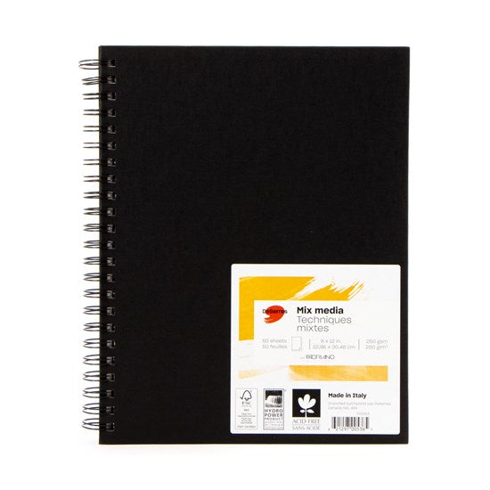 Mixed media pad - 250gsm - 9x12in (50s)