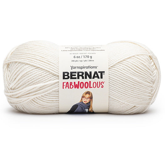 Fabwoolous yarn #4 - 170g - cream