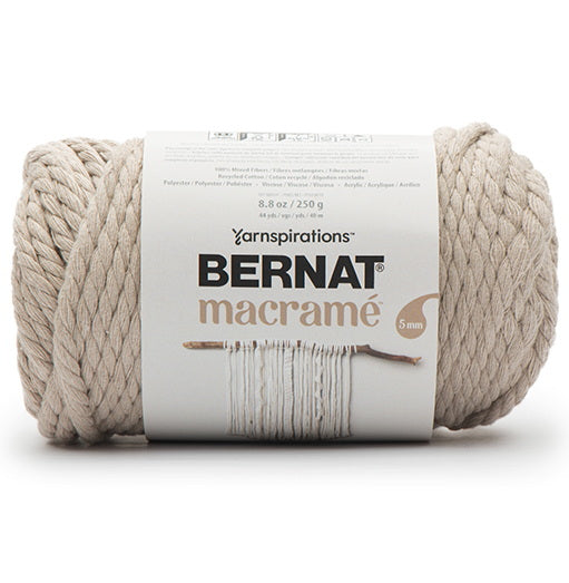 Macrame yarn #6 - 250g - taupe
