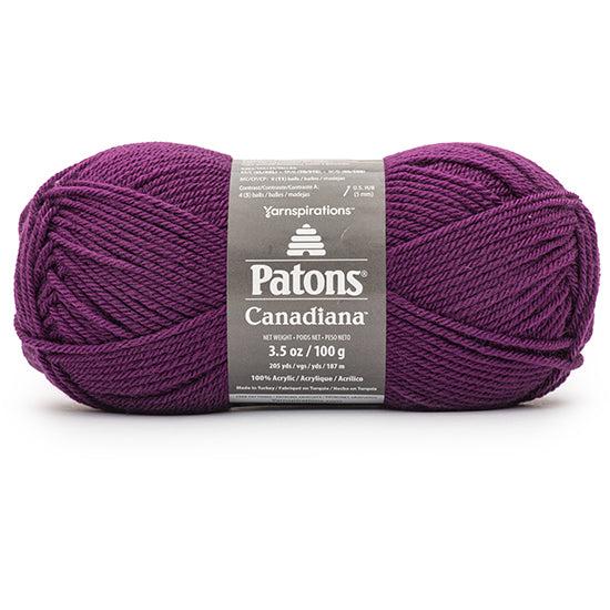 Canadiana yarn #4 - 100g - purple wine
