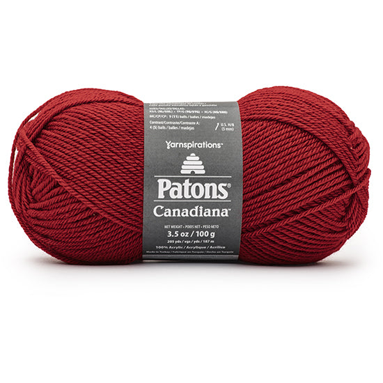 Fil canadiana #4 - 100gr - rouge lave