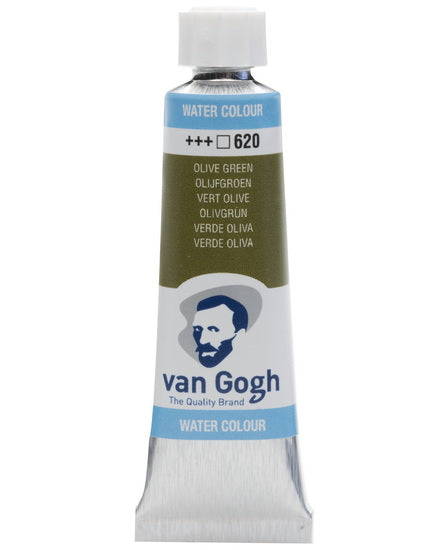 Van Gogh Watercolour  Olive Green - 10ML - 40ML Series1