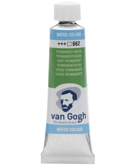 Van Gogh Watercolour  Permanent Green - 10ML - 40ML Series1