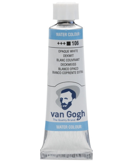 Van Gogh Watercolour White Extra Opaque - 10ML - 40ML Series1