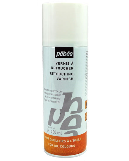 Retouch varnish spray - oil colours - 200ml