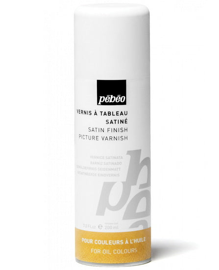 Picture varnish spray - oil colours - 200ml - satin