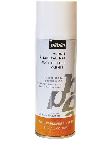 Vernis à tableau aérosol - couleurs à l'huile - 200ml - mat