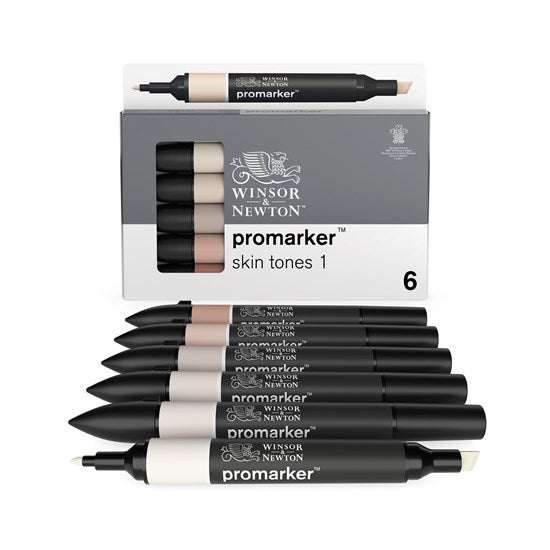 Set of 6 Promarker Skintones #1