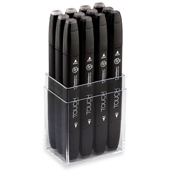 Set of 12 Touch Marker Warm Grey