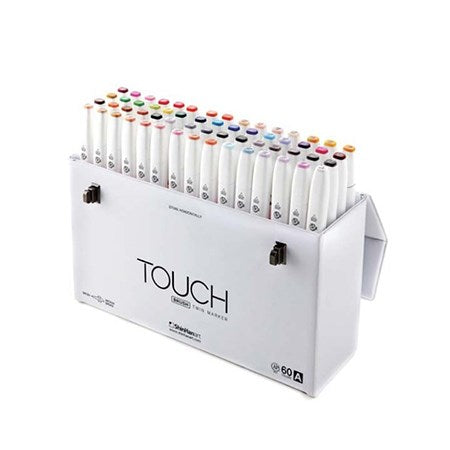 Ens. 60 marqueurs pointe pinceau Touch série A