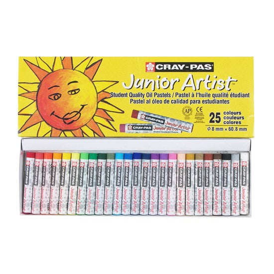 Set of 25 junior oil pastels