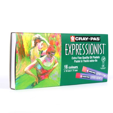 Set of 16 oil pastels