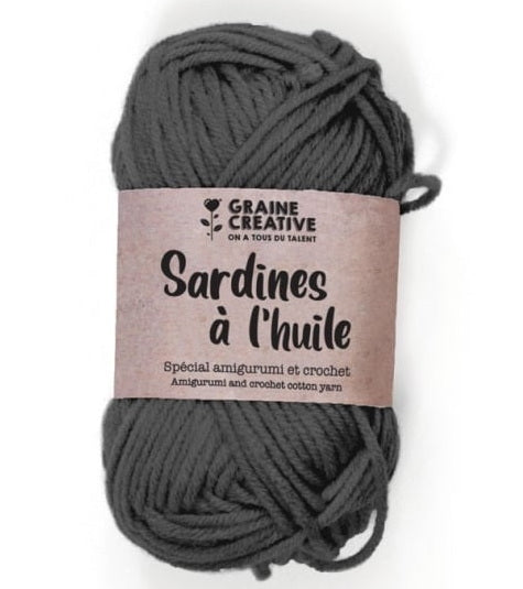Fil amigurumi - sardine huile