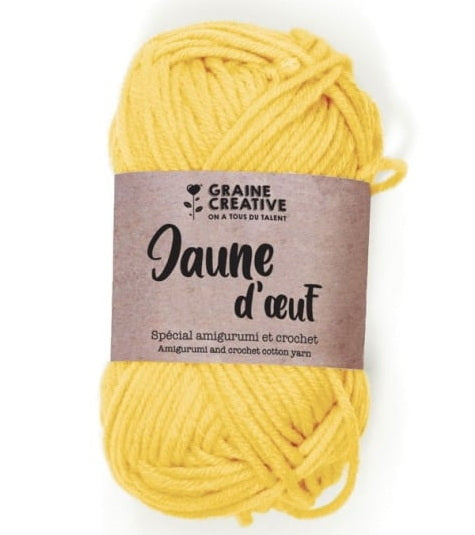 Fil amigurumi - jaune d œuf