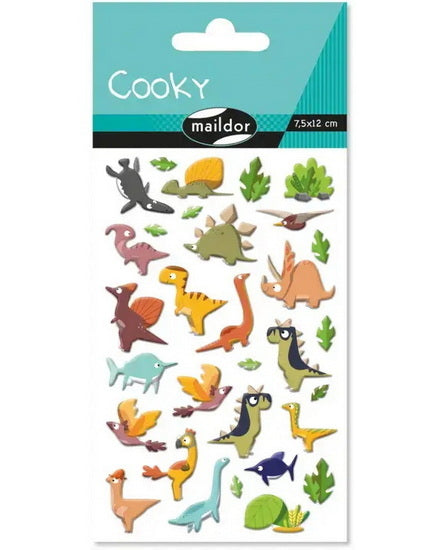 Autocollants Cooky : Dinosaures