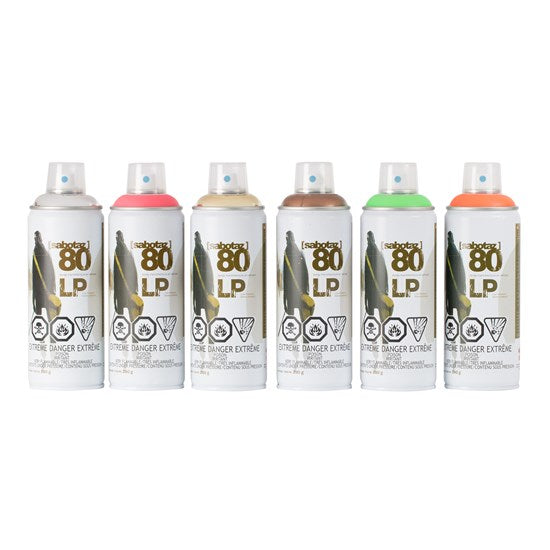 Ens. peinture aérosol bp noir et blanc - 400ml