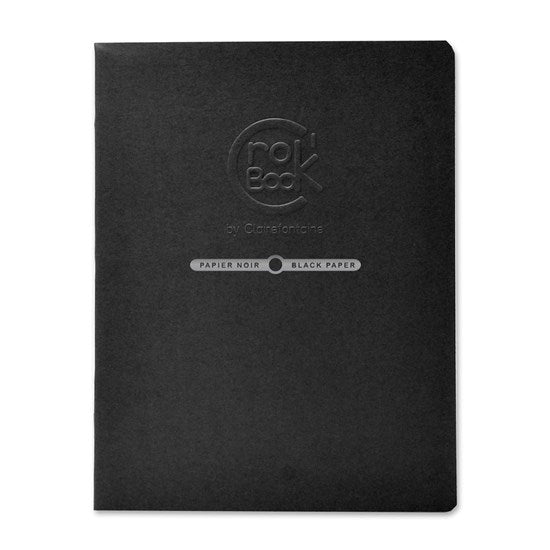 Carnet piqué crok' book noir a5