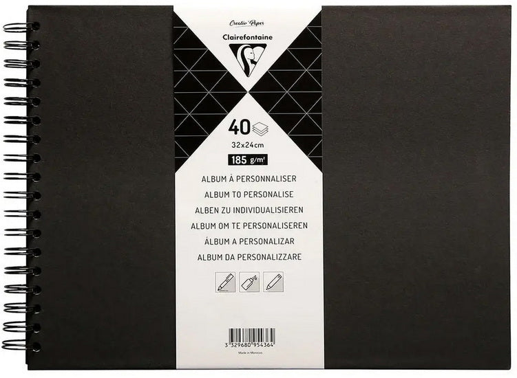Album à personnaliser - noir - 320 x 240 millimètres