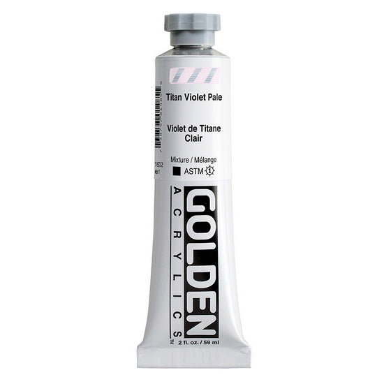 Acrylic heavy body - 2 oz  titanium violet light  s1