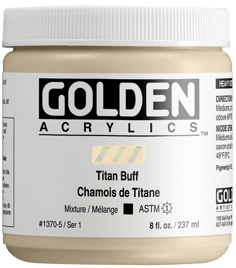 Acrylic high flow - 8 oz  buff titanium  s1