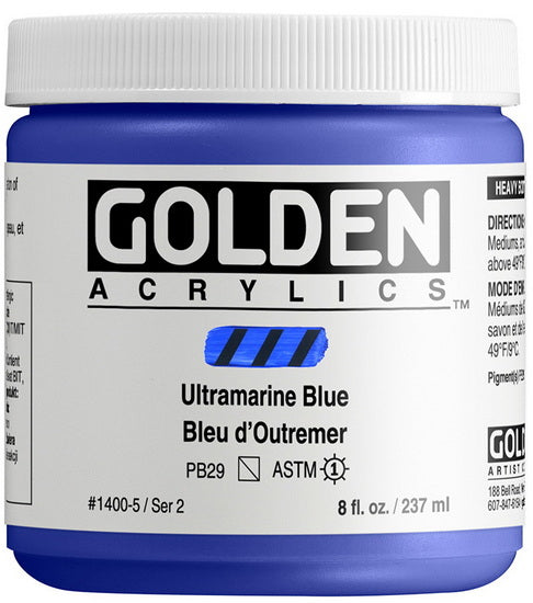 Acrylic high flow - 8 oz  ultramarine blue  s2