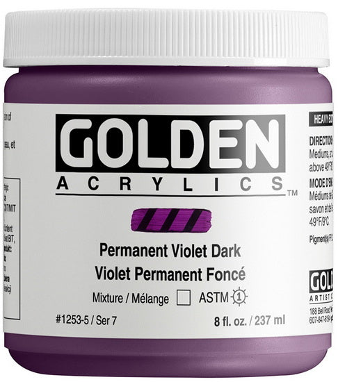 Acrylic high flow - 8 oz  permanent violet dark  s7