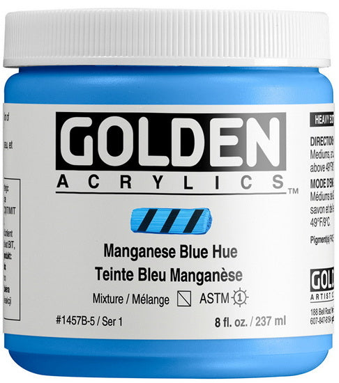 Acrylic high flow - 8 oz  manganese blue hue  s1