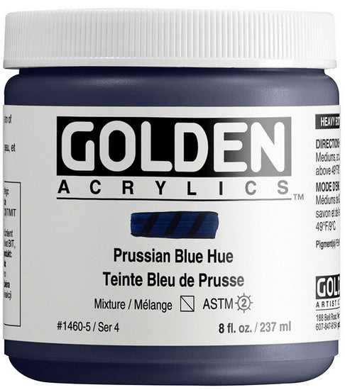 Acrylic high flow - 8 oz  prussian blue hue  s4