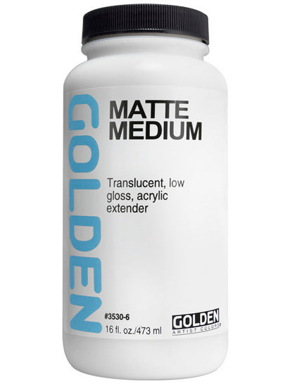 Polymer matte medium - 16 oz