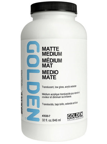 Polymer matte medium - 32 oz