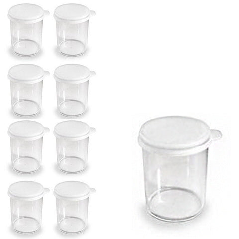 Paquet 8 godets en plastique