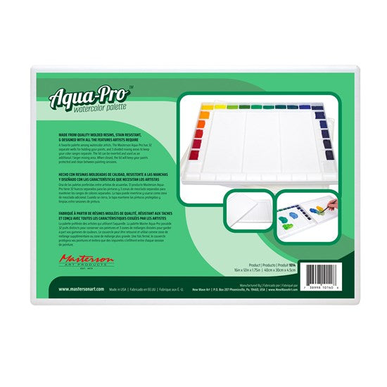 Palette aquarelle masterson « aqua-pro » 32 puits