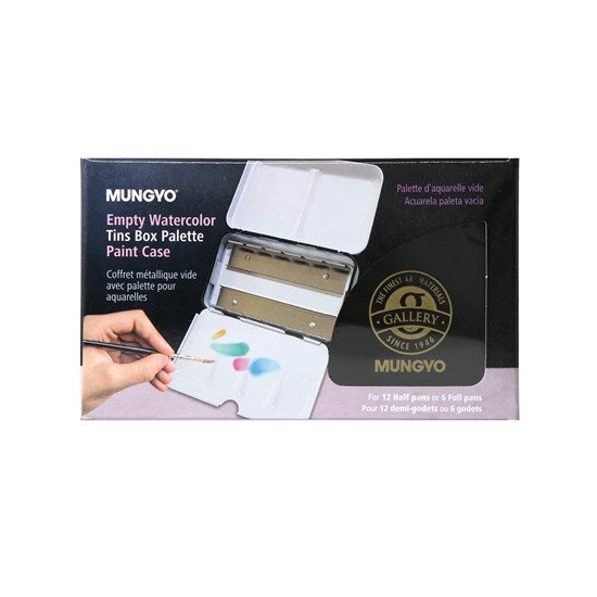 Metal Watercolor Palette Box