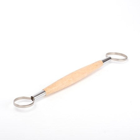 Double end ribbon wire for pottery