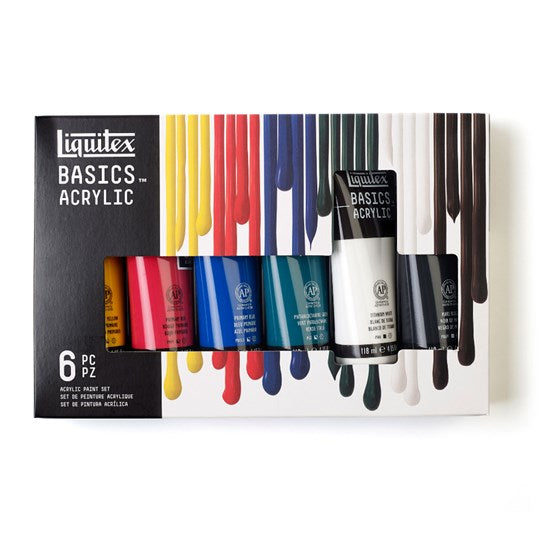 Ens. 6 acrylique basics - 118ml