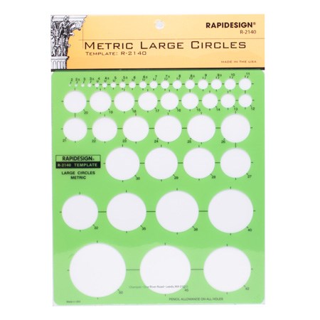 Template Metric Large Circles