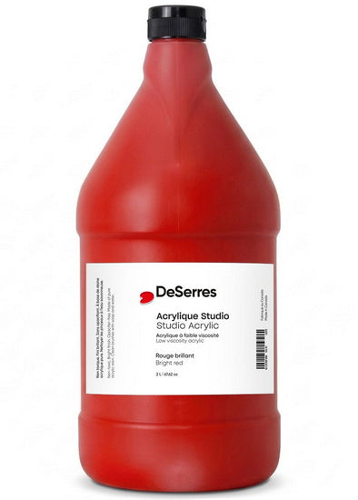 Acrylique - fv - 2 l - rouge brillant