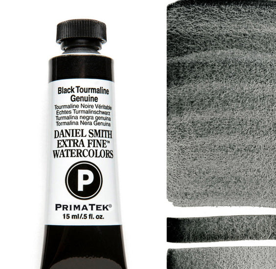 Watercolor Tube Black Tourmaline Genuine  S3 - 15ml