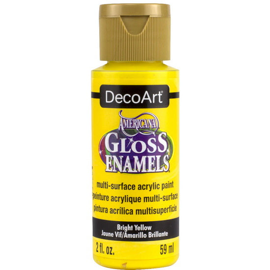 Americana Acrylic Gloss Enamel Bright Yellow - 60ml
