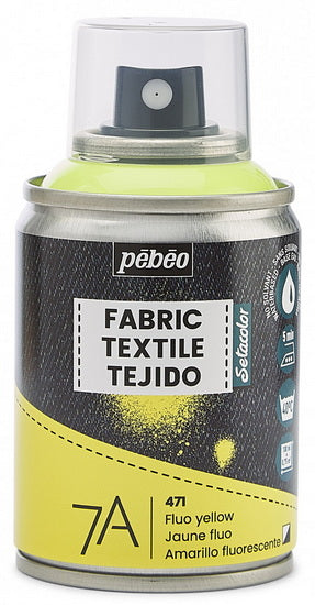 Aérosol textile - setacolor - 100ml - jaune fluo
