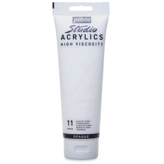 Acrylic hv - studio - 250ml - titanium white