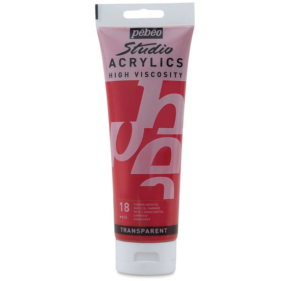 Acrylic hv - studio - 250ml - carmine